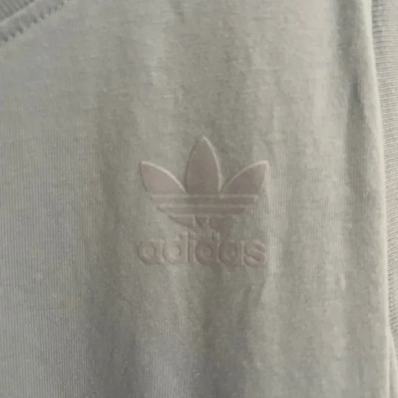 Adidas Sky Blue Monochrome Sleeveless Top - Picture 4 of 5